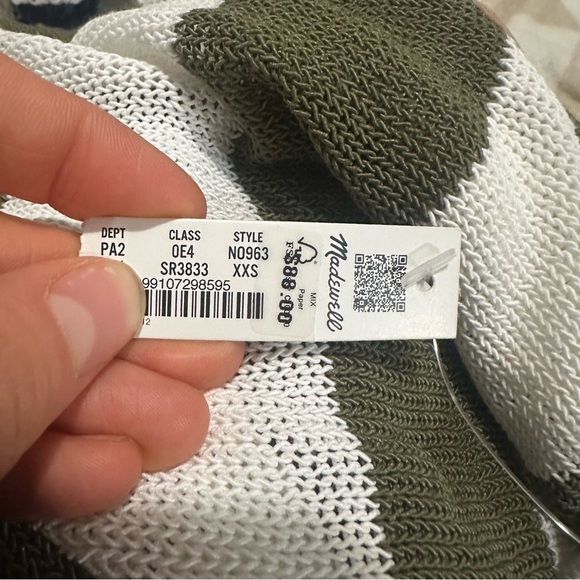 Madewell Loose-Knit Crewneck Sweater bright ivory - Picture 6 of 6